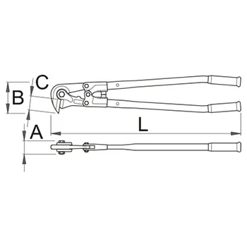 Unior makaze za betonsko gvožđe 1000mm 598/6 608442 Unior makaze za betonsko gvožđe 1000mm 598/6 608442