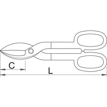 Unior makaze za lim prave 300mm 573/7P 615161 Unior makaze za lim prave 300mm 573/7P 615161