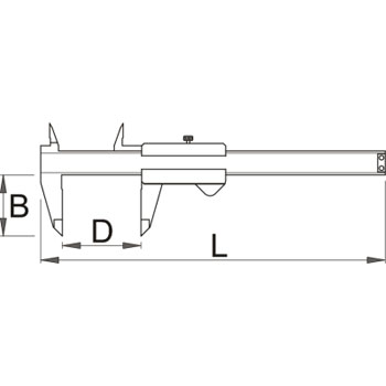 Unior merilo pomično 271 150mm 612035-3