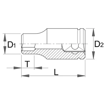 Unior ključ nasadni prihvat 1/2 Unior ključ nasadni prihvat 1/2