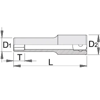 Unior nasadni ključ dugi dvanaestougaoni prihvat 1/2 Unior nasadni ključ dugi dvanaestougaoni prihvat 1/2