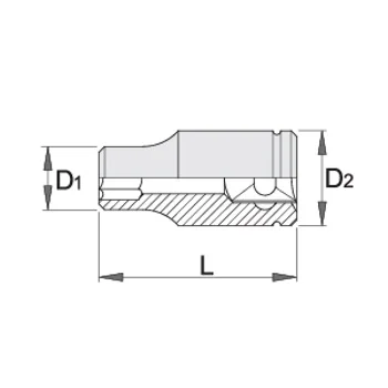 Unior nasadni ključ dvanaestougaoni prihvat 1/2 Unior nasadni ključ dvanaestougaoni prihvat 1/2