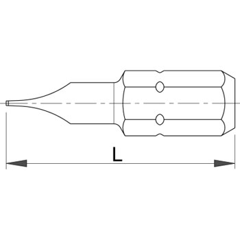 Unior nastavak pljosnati (SL) 3 kom/pakovanje 41mm 6480C8 602416-1