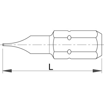Unior nastavak pljosnati (SL) 3 kom/pakovanje 41mm 6480C8 602418-1