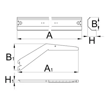 Unior nosač za osvetljenje sa konzolom 990HL 625663 Unior nosač za osvetljenje sa konzolom 990HL 625663