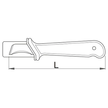 Unior nož električarski izolovani 385BVDE 619102 Unior nož električarski izolovani 385BVDE 619102