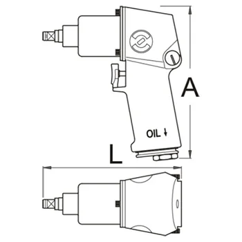 Unior odvrtač pneumatski 1/2 Unior odvrtač pneumatski 1/2