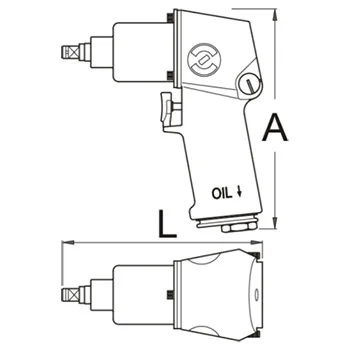 Unior odvrtač pneumatski 3/4 Unior odvrtač pneumatski 3/4