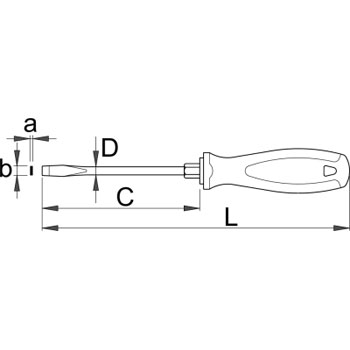 Unior odvijač TBI pljosnati sa OK ojačanjem 1.0 x 5.5 600TBI 611680-1