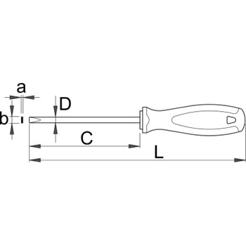 Unior odvijač TBI pljosnati električarski 0.8 x 4.0 602TBI 611685-1