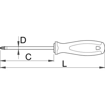 Unior odvijač TBI krstasti PH4 615TBI 611708-1