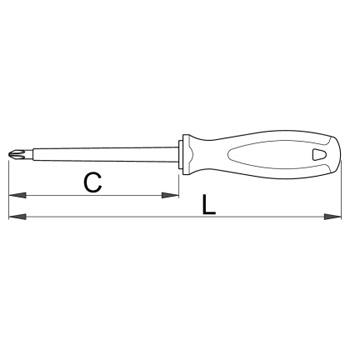 Unior odvijač VDE TBI krstasti PZ1 623VDETBI 616461-1