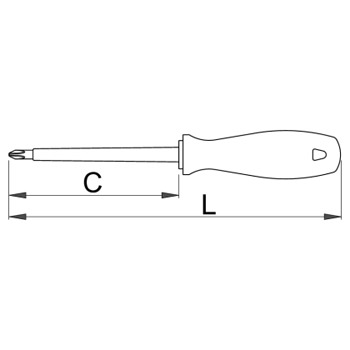 Unior odvijač VDE krstasti PZ2 623VDE 616484-1