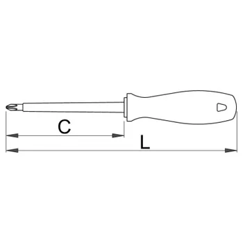 Unior odvijač VDE krstasti PZ0 623VDE 616482-1