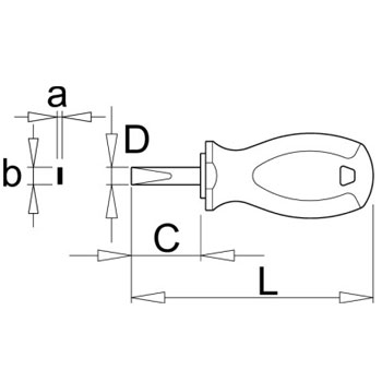 Unior odvijač ravni 627TBI 617090 -1