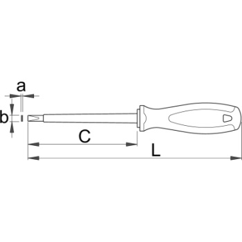 Unior odvijač VDE TBI pljosnati 1.2x8.0mm 603VDETBI 616442-3