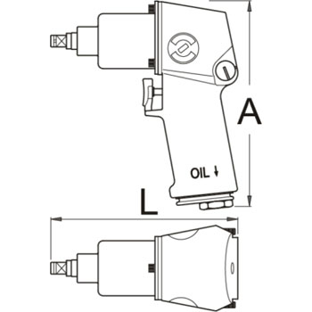 Unior odvrtač pneumatski 3/4 1572 615323-1