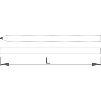 Unior olovka tesarska - set od 10 kom 1299 617724-1