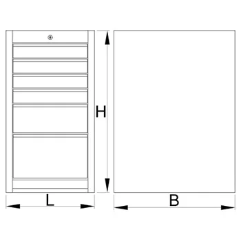 Unior uži orman za alat - 6 fioka 990ND6LC100 627061-1