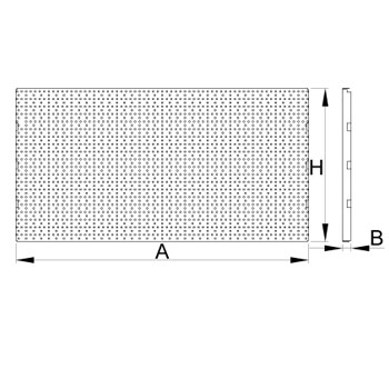 Unior pano za alat, perforirani, set od 2 kom 990B 625652-1