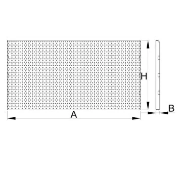 Unior pano za alat, perforirani, set od 2 kom 990B 625652 Unior pano za alat, perforirani, set od 2 kom 990B 625652