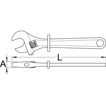 Unior ključ podešavajući izolovani 23mm 250/1VDEDP 621917-1