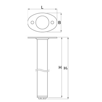 Unior podupirač za ugaoni radni sto 990LB 628202-1