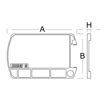 Unior pokrivka plastična 920ES8 619525 Unior pokrivka plastična 920ES8 619525