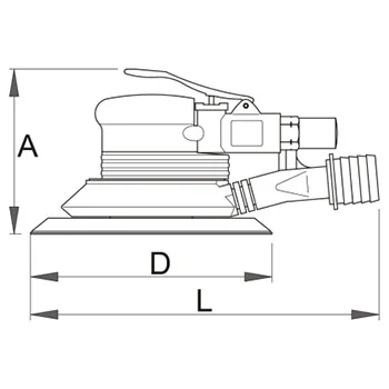 Unior pneumatska mašina za poliranje 2,5mm 1510 617733-2