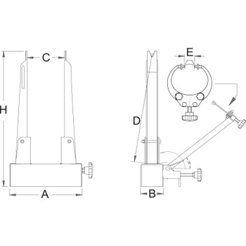 Unior postolje za centriranje točka bicikla, profesionalno 1689 623059-1