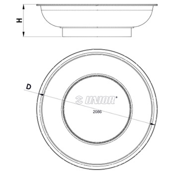 Unior magnetna posuda 2086 619728-3