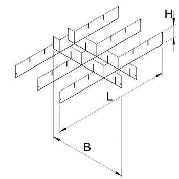 Unior pregrade za šire fioke 990WDP 625639-1