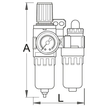 Unior pripremna grupa za pneumatski alat 1/4 Unior pripremna grupa za pneumatski alat 1/4
