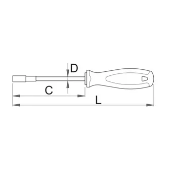 Unior ručica TBI za nastavke bitseve 6.3mm  638TBI6,3-1