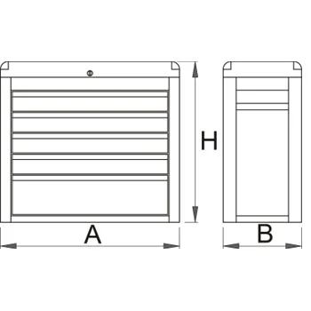 Unior sanduk za alat petodelni 939/5E 611784 Unior sanduk za alat petodelni 939/5E 611784