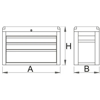 Unior sanduk za alat trodelni 938/3V 615179 Unior sanduk za alat trodelni 938/3V 615179