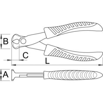 Unior klešta sečice čeone za elektroniku 110mm 455/4E 620071 Unior klešta sečice čeone za elektroniku 110mm 455/4E 620071