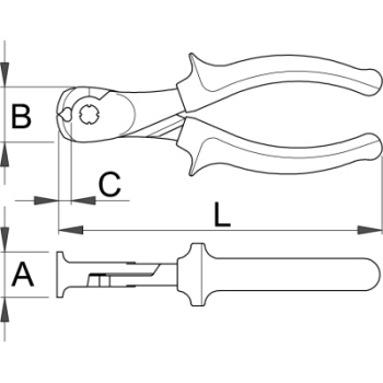 Unior sečice kose 160mm 455/4G 608694-2