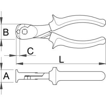 Unior sečice kose 160mm 455/4G 608694-2