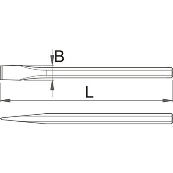 Unior sekač pljosnati električarski 250mm 665/6A 608500-1