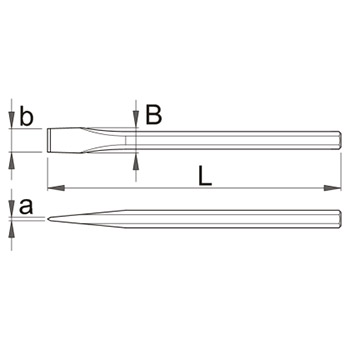 Unior sekač pljosnati za metal 250mm 660/6 601734-1