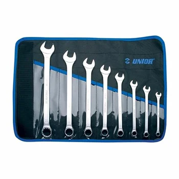 Unior ključevi viljuškasto-okasti dugi u torbici 8-22/8 kom 120/1CT 615475 Unior ključevi viljuškasto-okasti dugi u torbici 8-22/8 kom 120/1CT 615475