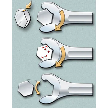 Unior ključevi viljuškasto-okasti IBEX u kartonskoj kutiji 8-19/8 kom 129/1CS 611775-2