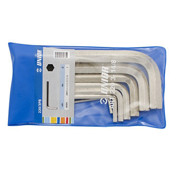Unior ključevi imbus u plastičnoj futroli 8 kom 220/3PB 601059 Unior ključevi imbus u plastičnoj futroli 8 kom 220/3PB 601059