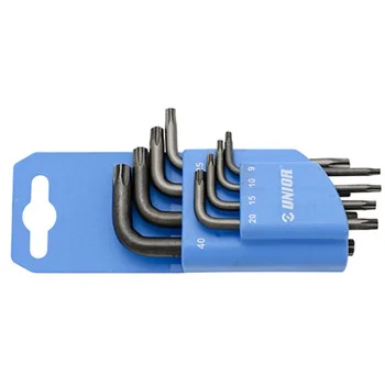 Unior ključevi imbus sa TX profilom na plastičnom držaču 8 kom 220/7TXNPH 617077 Unior ključevi imbus sa TX profilom na plastičnom držaču 8 kom 220/7TXNPH 617077