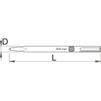 Unior špic za beton SDS MAX 651.2/7 616838-1