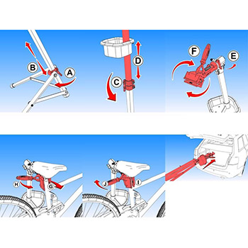 Unior BikeGator stalak za servisiranje bicikala, prenosni Ø24-40mm 1693AS 623222 Unior BikeGator stalak za servisiranje bicikala, prenosni Ø24-40mm 1693AS 623222