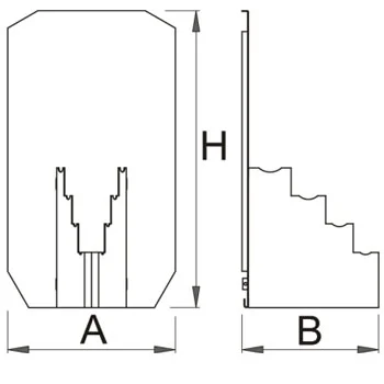 Unior stalak metalni za klizne izvlakače 980P2S 615083-1