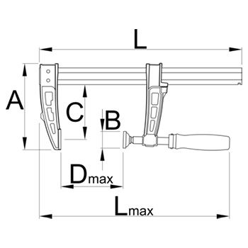 Unior stega stolarska ojačana 600mm 706 626287-1