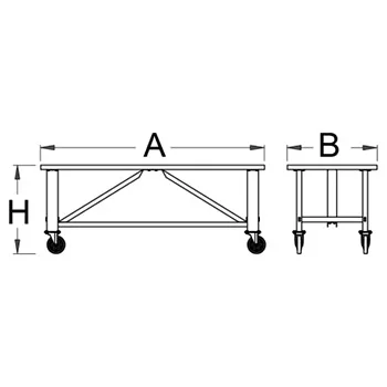 Unior radni sto pokretni (sa točkovima) 946T 621448 Unior radni sto pokretni (sa točkovima) 946T 621448